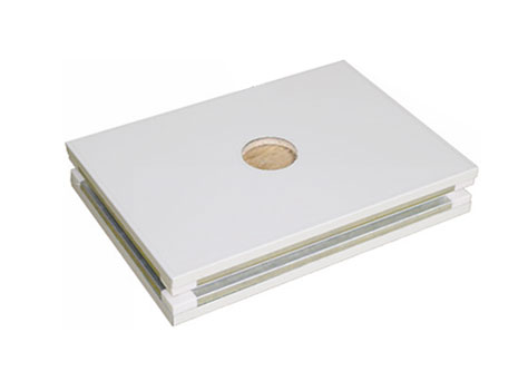 手工雙面玻鎂巖棉夾芯板