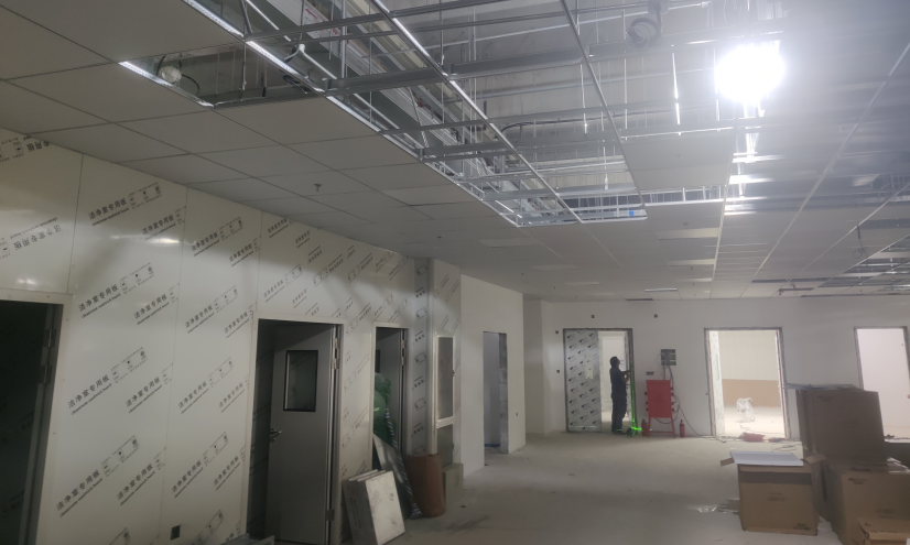 蘇州某醫(yī)療器械潔凈廠房裝修工程案例
