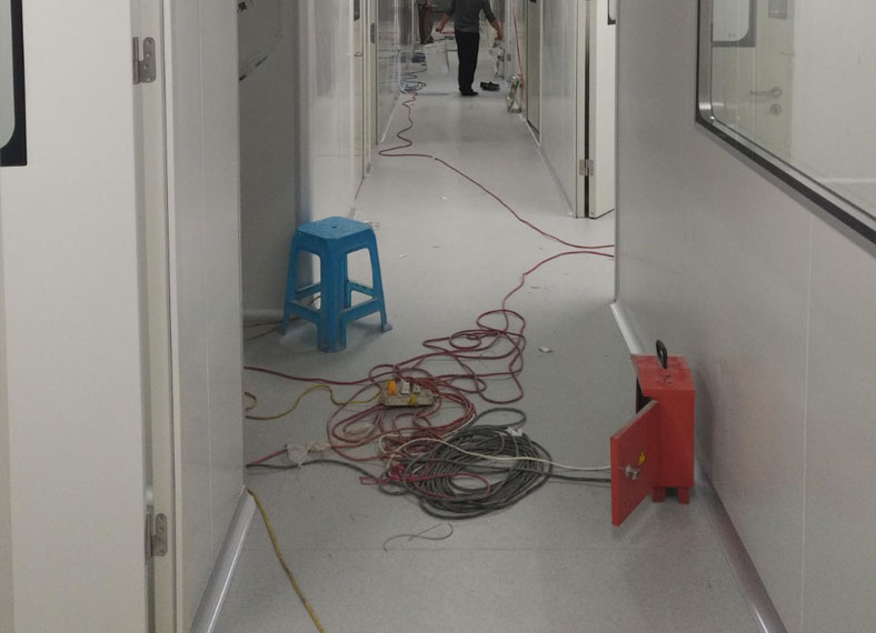 潔凈廠房裝修水電安裝圖片