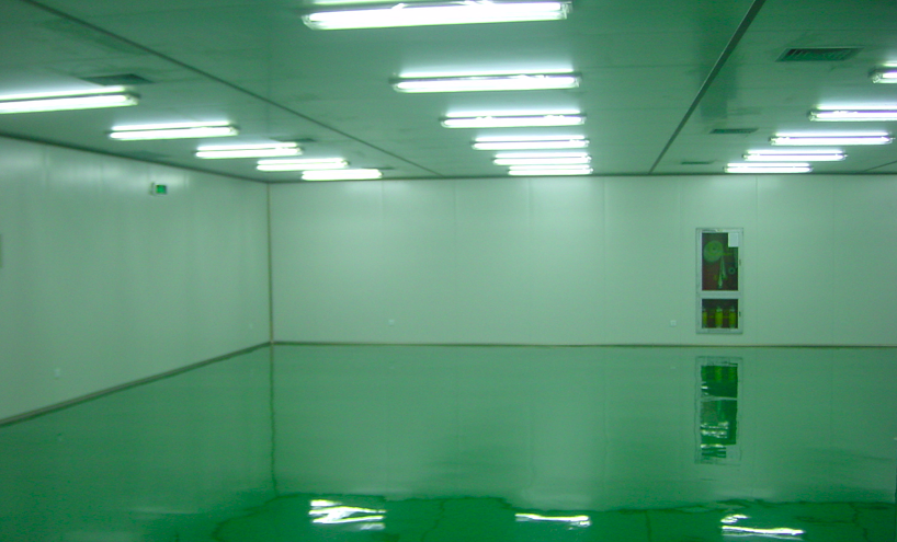 電子廠凈化車間環(huán)氧地坪圖片