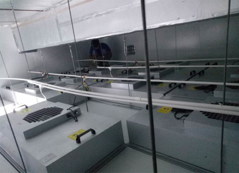 FFU安裝施工圖片