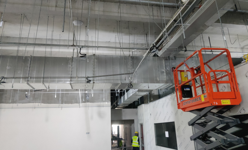 潔凈車間裝修施工圖片