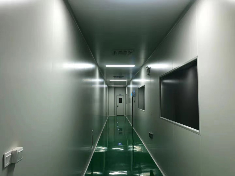 上海寶山2100平方十萬級巧克力食品廠的裝修案例