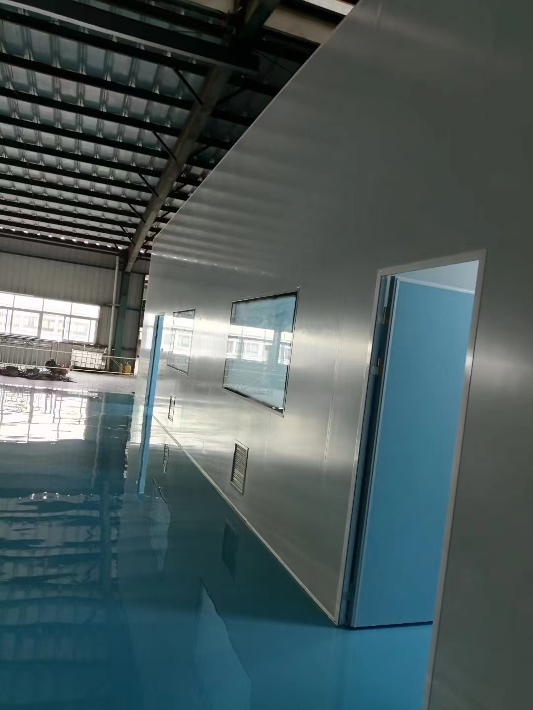 潔凈車間裝修施工圖片